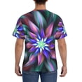 thumbnail image 3 of Bixox Men's Colored Abstract Printed Short Sleeve Skinny Athletic T-Shirt, 3 of 6