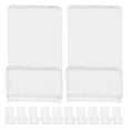 thumbnail image 1 of HOOWIFFY 12Pcs Vinyl Storage Shelf Clear Acrylic Wall Mount For Albums Storage Display Home Use, 1 of 8