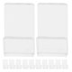 thumbnail image 3 of Estante de pared para discos de vinilo acrílico, soporte para discos de álbum, estante transparente para discos, 12 Uds., 3 of 5