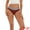 Wine Red, variant on Unique Bargains Women's Mid-Waisted Color-Block Panties Full Coverage Briefs XS Black