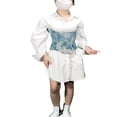thumbnail image 1 of Vintage Corset for Women with Floral Pattern Back Straps, 1 of 9