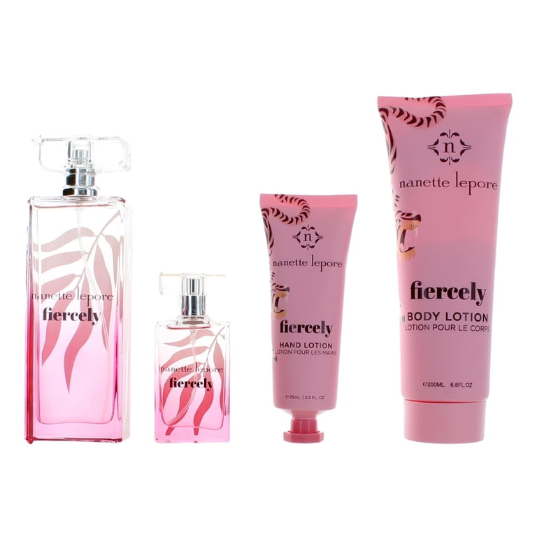 Nanette Lepore Fiercely Perfume - 4 Piece Designer Fragrance Gift