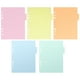 thumbnail image 1 of 2 separadores de páginas de índice de plástico de colores para notas de cuaderno (A5), 1 of 6