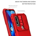 thumbnail image 6 of Decase for Moto G Pure 6.5 inch Phone Case, Built Slide Lens Protection Ring Kickstand Cover, Hybrid Heavy Duty Protective Cover Compatible with Motorola Moto G Pure 2021 Case,Red, 6 of 12