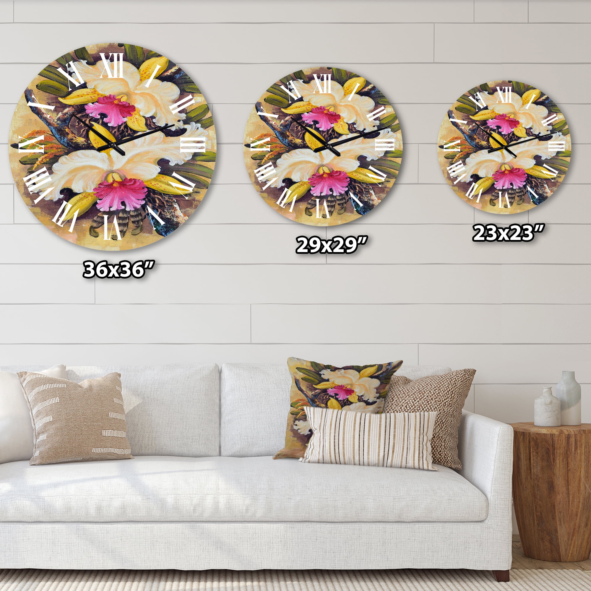 Designart 1 in Quartz Traditional Wall Clock