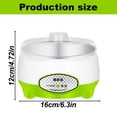 thumbnail image 3 of HLONK Yogurt Maker Homemade Compact DIY Yogurt Maker for Kitchen for Wife (US Plug 110V) Food Storage Extra Offer, 3 of 9