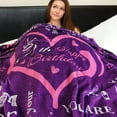 thumbnail image 5 of 80th Birthday Gifts for Women Blanket 50"x60", 80th Birthday Gifts Ideas, 1942 Birthday Gifts Throw Blanket Women, 80th Birthday Gifts for Sister Wife Mom, 80-Year-Old Birthday Gift Ideas, 5 of 6