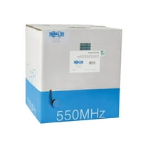 Tripp Lite N222-01K-BK Black 1000' Cat6 Solid-Core Bulk Cable