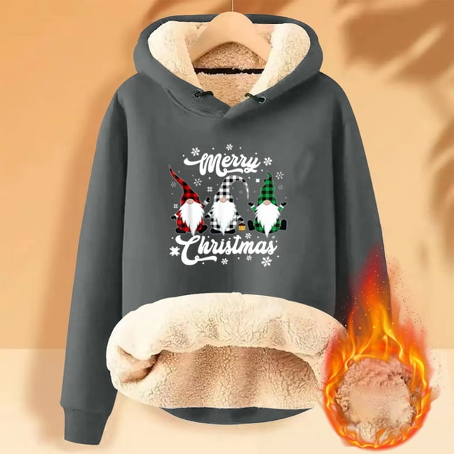 Birdeem Sweat à Capuche d'Hiver Chaud pour Femmes avec Poche Manches Longues