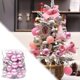thumbnail image 5 of Farfi 1 Caja de mini bolas navideñas de alta durabilidad diseño de patio rompedor decoración de plástico árbol navideño bola colgante decoración del hogar, 5 of 5