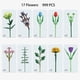 thumbnail image 2 of Bloque de construcción de ramo de flores - 999 piezas Compatible con Lego 10280 Expert Flower Bouquet (Color 2), 2 of 5