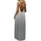 thumbnail image 5 of TaTaai Women's Backless Maxi Sundress Sleeveless Spaghetti Strap Flowy Summer Dress Casual Beach Cover Up Long Slip Dress Gift, 5 of 9