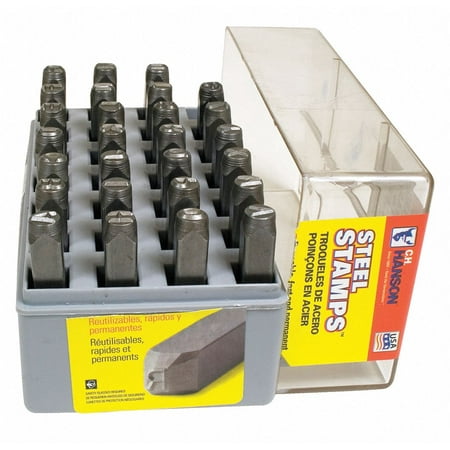 UPC: 0081834260006 | C.H. Hanson Letter Set 1/2 In. H Steel 26000