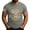 Gray, variant on LNZGNM Men's 4th of July Shirts USA 250th Anniversary Flag Print T-Shirt Short Sleeve Crewneck Patriotic Shirts Casual Memorial Day Top,Light Blue 2XL