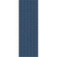 thumbnail image 1 of Aspen Brands RUG8B26 Tapis Élégant Design Croix 2 x 6 Pieds - Bleu & Blanc, 1 of 2