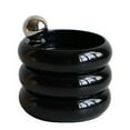 thumbnail image 2 of Neinkie Jewelry Organizer, Small Jewelry Storage Box Earring Holder for Women, 3-Layer Rotating Travel Jewelry Tray Case for Bracelets Rings Bracelets, 2 of 7