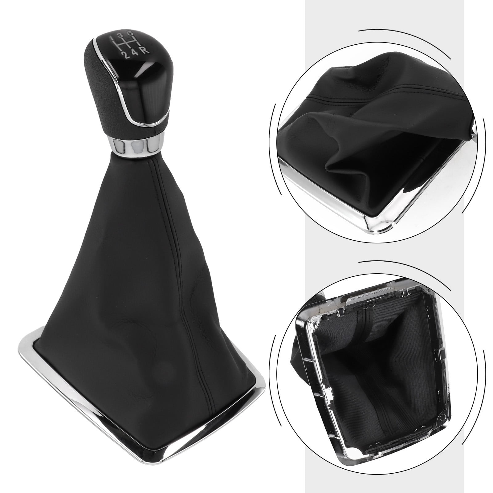 5 Speed Gear Shift Knob Lever Gaiter Boot Cover For Ford FOR Focus MK2