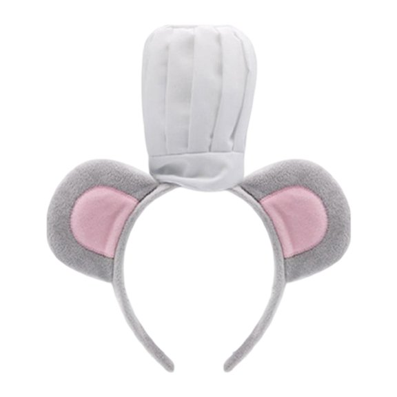 Diadema con orejas de ratón para disfrazarse de para Halloween, para actuaciones en escenario y festivales. Venda