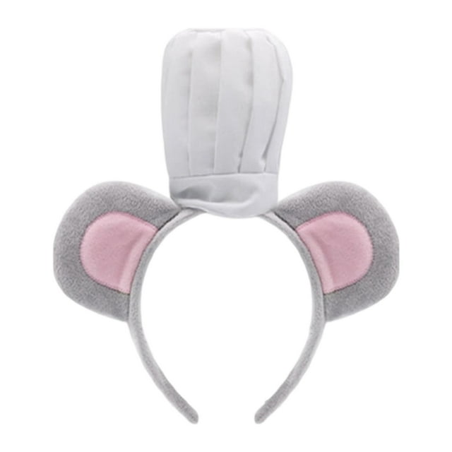 Diadema con orejas de ratón para disfrazarse de para Halloween, para actuaciones en escenario y festivales. Venda