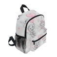 thumbnail image 2 of FORMRS School Backpack with Front Zippered Pocket 12" Student Travel Daypack, Cartoon Elephant, 2 of 6