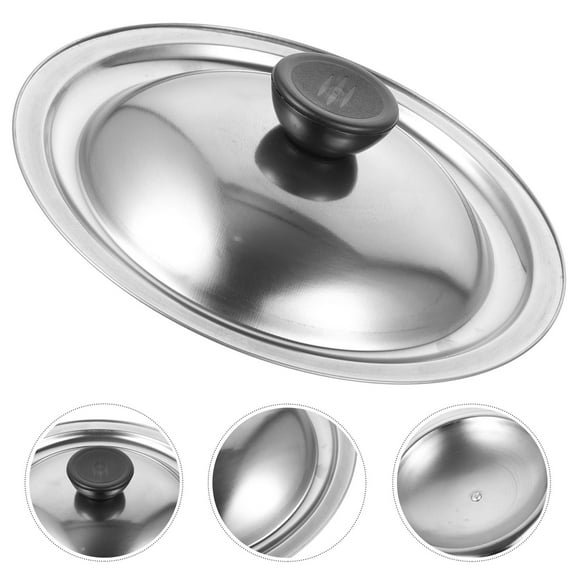 Universal Pot Lid - 10 Inch Heat-Resistant Glass Cover Fits 8-12 Inch Pans, Shatterproof Skillet Lid with Steam Vent