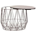 thumbnail image 4 of vidaXL Coffee Table Set of 2 Copper Metal Small Detachable, 4 of 8