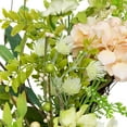 thumbnail image 6 of Northlight Hydrangea and Fern Spring Floral Berry Artificial Wreath - 28" - Pink, 6 of 9