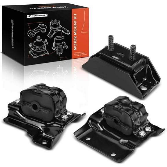 A-Premium 3PCS Engine Motor Mount and Transmission Mount Kit Compatible with Ford F150 1997-2004, F150 Heritage 2004, 4.2L, Replace# F6JA6038HB, F65Z6068BC
