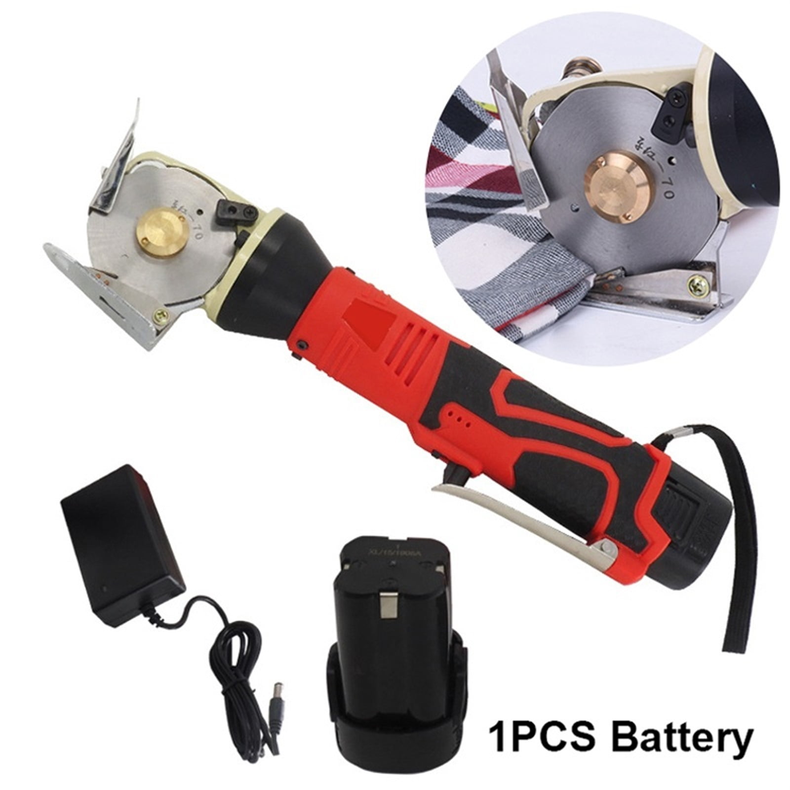 Wireless Rechargeable Electric Scissors Cloth Carpet PVC Leather Cutting Tools Cordless Electric Tailoring Scissors