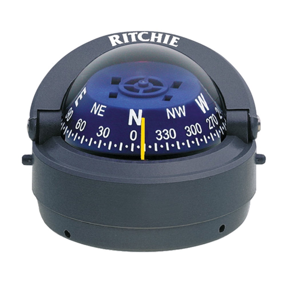 hf743 Black Flush Mount Ritchie Compasses HF-743 Compass 3.75" Combi 