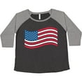 thumbnail image 3 of Inktastic Grunge American Flag Women's Plus Size T-Shirt, 3 of 5