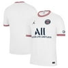 Men's Jordan Brand White Paris Saint-Germain 2021/22 Fourth Replica Jersey