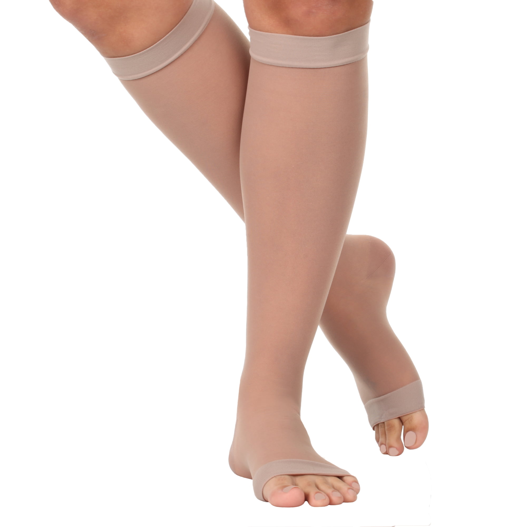Absolute Support 20 30mmhg Firm Support Open Toe Women s Sheer Knee Hi absolute-support-20-30mmhg-firm-support-open-toe-women-s-sheer-knee-hi