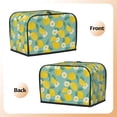 thumbnail image 7 of Toaster Covers 2 Slice, Lemons Chamomile Flowers Waterproof Bread Machine Cover Fits for Standard 2 Slice Toasters, Home Decor Toaster Protection with Hanging Rope, 7 of 7