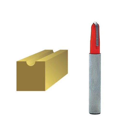 Faithfull - Router Bit TCT Radius 3.0 x 15mm 1/4in Shank