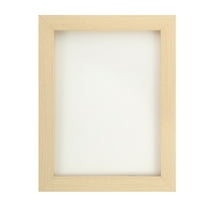 Uxcell 7x9 Picture Frame Wall Mounting and Tabletop Display, Natural Wood, 1Pcs