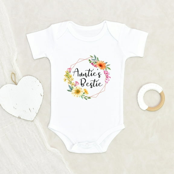 Newbabywishes - Cute Flower Auntie's Pal Baby Clothes for Girls - Auntie Baby Clothing