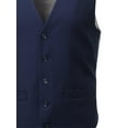 thumbnail image 3 of FashionOutfit Men's Contemporary Classic Fit Stylish Contrast Vest, 3 of 4