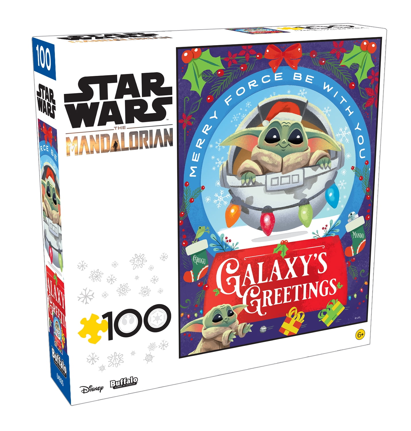 Buffalo Games 100-Piece Star Wars Galaxy's Greetings Interlocking Jigsaw Puzzle