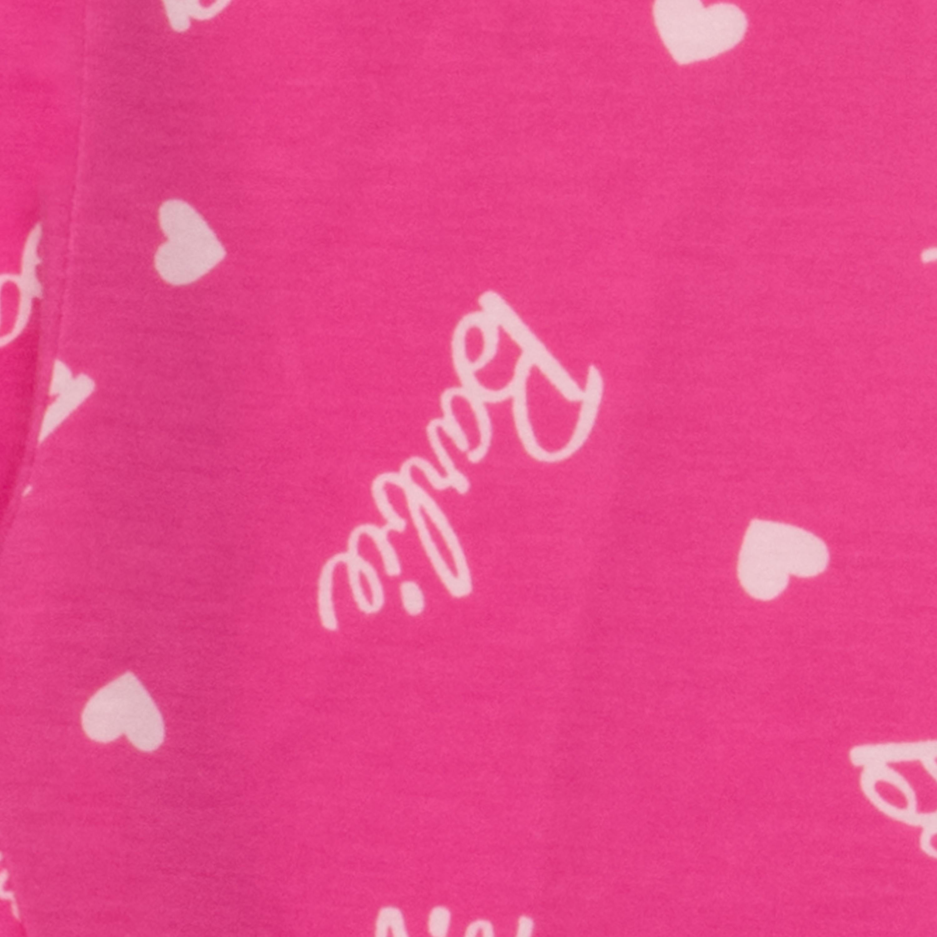 Barbie Girls Short Sleeve T-Shirt & Leggings Set, Short Sleeve Tee and Leggins 2 Piece Set for Girls (2T-6)