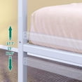 thumbnail image 6 of Dextrus Twin Daybed Adjustable Height Trundle Bed and Multi-Functional Furniture for Bedroom, White, 6 of 6