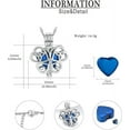 thumbnail image 2 of Butterfly Urn Necklace For Ashes With Heart Mini Holder Cremation Necklack Butterfly Necklace Cremation Jewelry For Ashes Memorial Jewelry of Loved Ones, 2 of 7