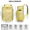 thumbnail image 3 of Travel Cooler Bag - Pioneer Flower Floral Print Pattern Camping Beer Cooler Backpack with Bottle Opener- Waterproof Insulated Picnic Backpacks - Cooler Bag for Beach, 3 of 6