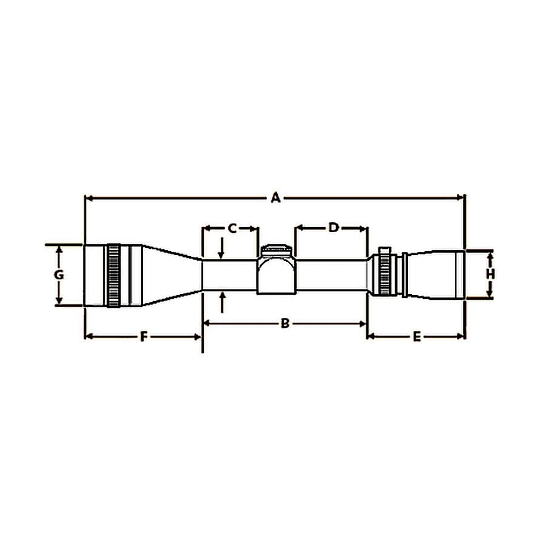 Truglo TG8514BT Tru-Brite 30 1-4x 24mm Obj Wide FOV 30mm Tube Black Finish Duplex Mil-Dot