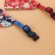 thumbnail image 4 of 2 collares triangulares con estampado floral para mascotas, ajustables, para perros, bufandas y baberos, talla XS, 4 of 7