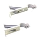 thumbnail image 3 of Soportes para Barras de Cortina Macarena 2 Uds Soportes de Varilla única de Metal Colgador de Cortina Gancho Ajustable Blanco, 3 of 7