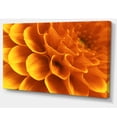thumbnail image 2 of Yellow Abstract Floral Design - Floral Canvas Art Print, 2 of 3