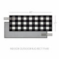thumbnail image 5 of VHC Brands Annie Buffalo Check Black Indoor Rug Rect 17x48, Polyester Area Rug, Accent Rug, Floor Decor, Annie Buffalo Check Collection, Rectangle 17x48, Country Black, 5 of 5