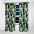 thumbnail image 3 of Designart "Exploratory Inner Harmony Meditation III" Floral Blackout Curtain Single Panel, 3 of 4