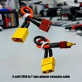 thumbnail image 2 of T Plug Conversion Adapter Cable, PVC-Coated Extension Wire for Charging Setups Model Power Routing Tasks, 2 of 8